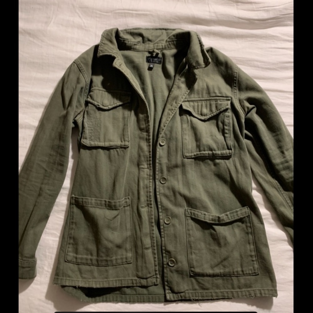 Topshop Military Jacket, size M